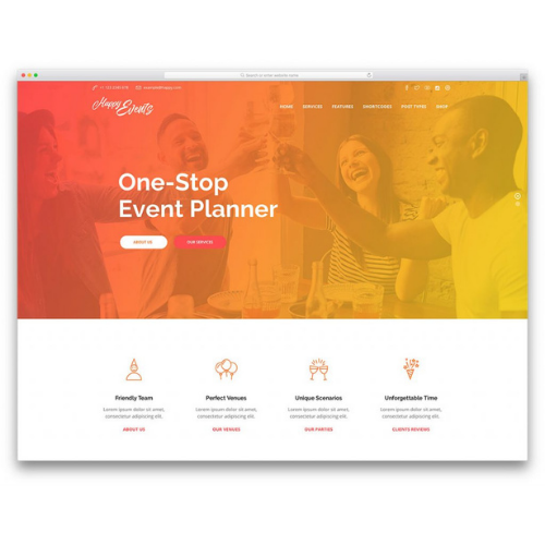 PartyMaker | Event Planner & Wedding Agency WP