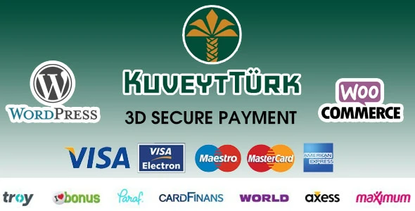 Kuveyt Türk 3D Virtual POS Gateway for WooCommerce