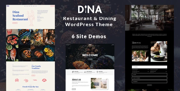 Dina – Restaurant Cafe Food Theme