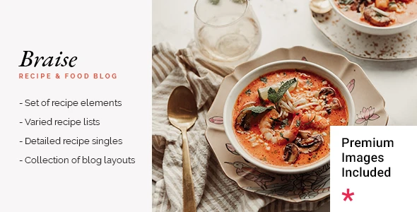 Braise – Recipe & Food Blog WordPress Theme