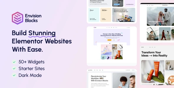 Envision Blocks – Elementor Addons & Widgets