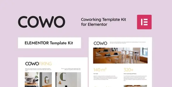 COWO – Coworking Elementor Template Kit