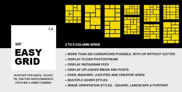 EasyGrid WordPress Creative Gallery