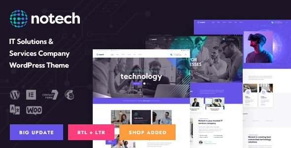 Notech – IT Solutions & Services WordPress Theme