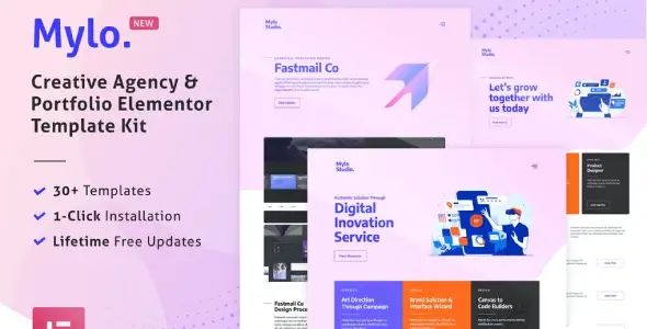 Mylo – Creative Agency & Portfolio Template Kit