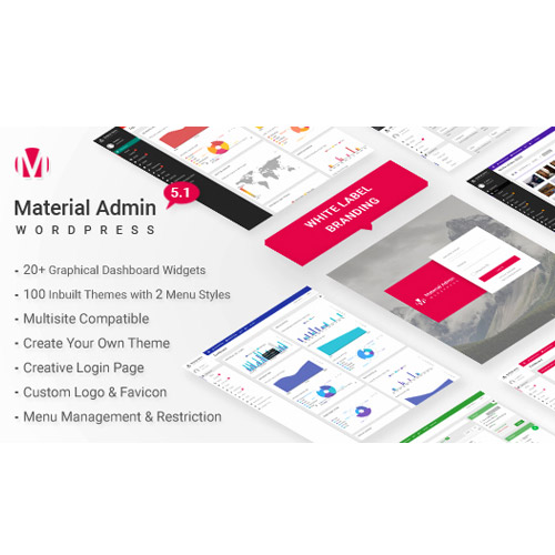 Material | White Label WordPress Admin Theme
