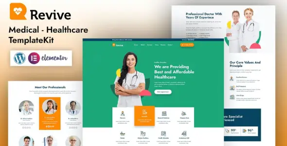 Revive – Medical Elementor Template Kit