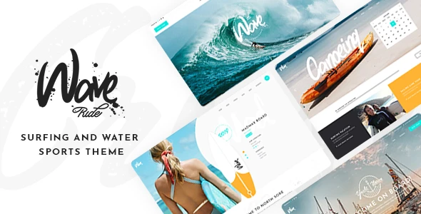 WaveRide – Surfing and Water Sports WordPress Theme