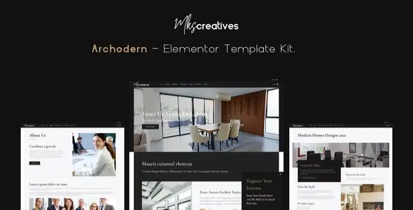 Archodern – Interior & Architecture Elementor Template Kit