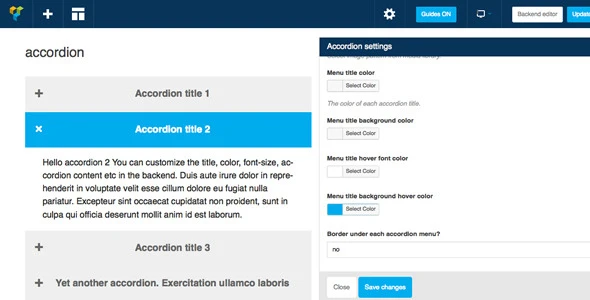 WPBakery Page Builder Add-on – CSS3 Accordion