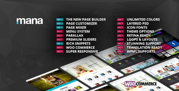 Mana – Responsive Multi-Purpose Theme