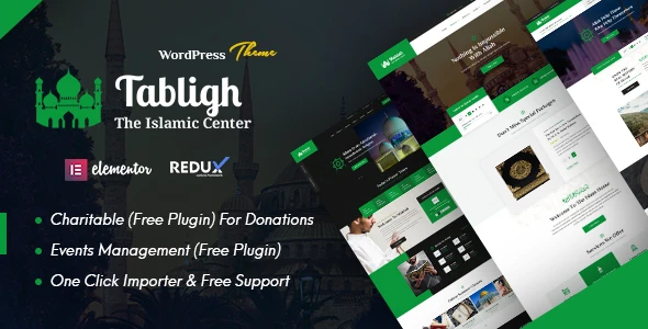 Tabligh – Islamic Institute & Mosque WordPress Theme + RTL