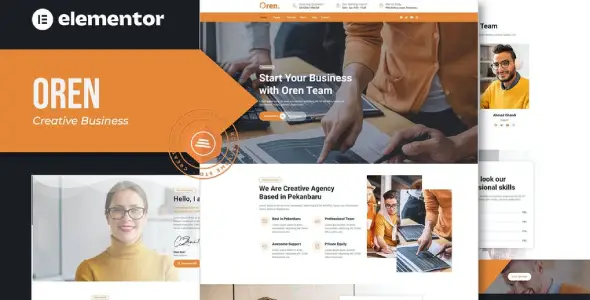 Oren – Creative Business Elementor Template Kit