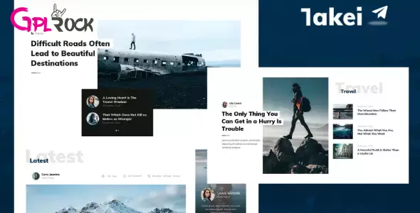 Takei – News & Magazine Template Kit
