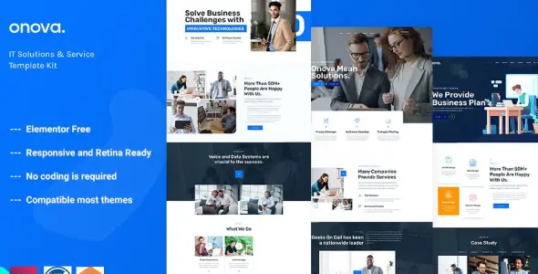 Onova – Technology IT Solutions Elementor Template Kit