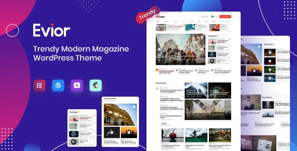 Evior – Modern Magazine WordPress Theme