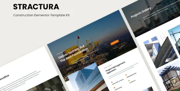 Stractura – Construction Elementor Template Kit