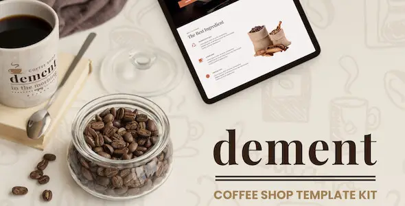 Dement – Coffee Shop Elementor Template Kit