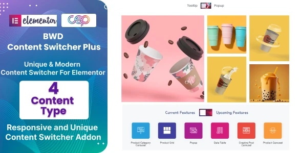 Content Switcher Elementor